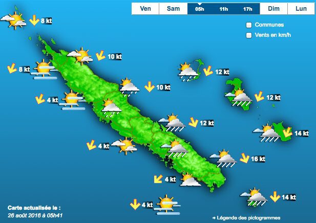 Meteo samedi 27 aout