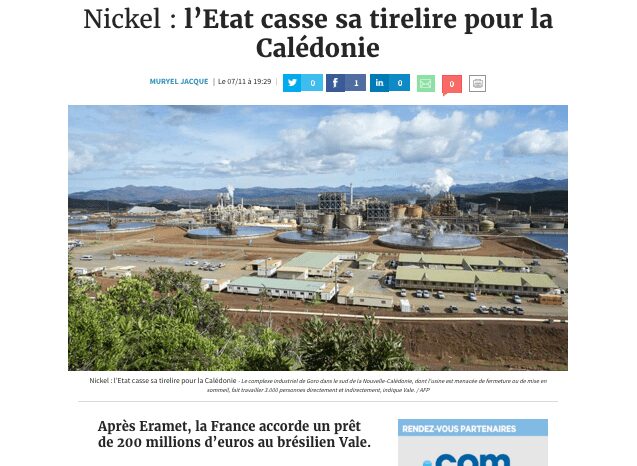 La Une du journal Les Echos